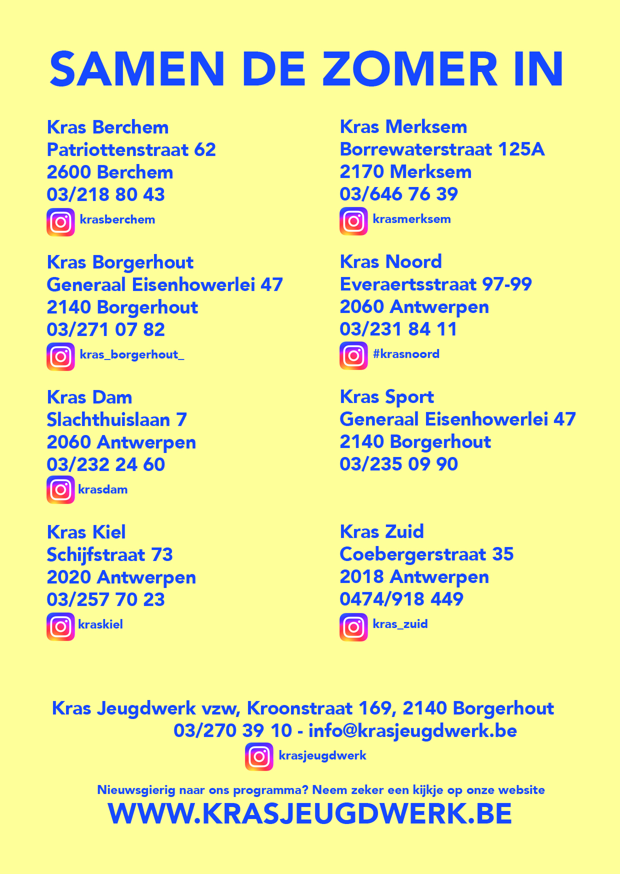samen de zomer in