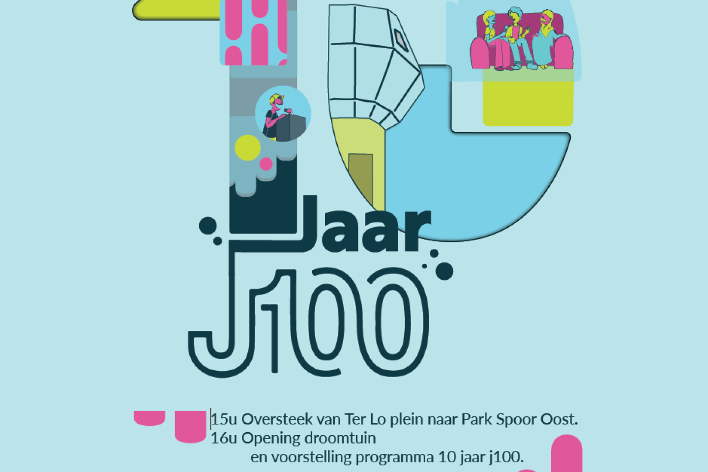 Start feestjaar 10 jaar J100