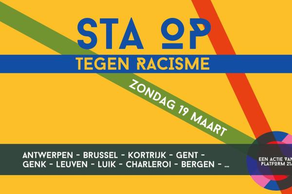 Sta op tegen racisme!