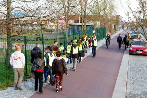 Schepen Jinnih Beels introduceert verkeersspel bij Kras Dam