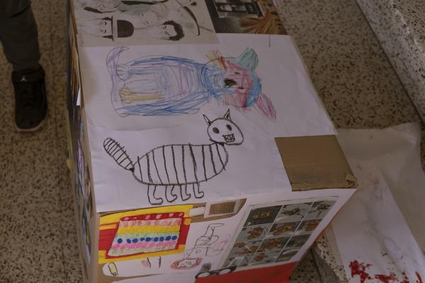 Kinderen van Kras Borgerhout bouwen 'altaar van verlies' 