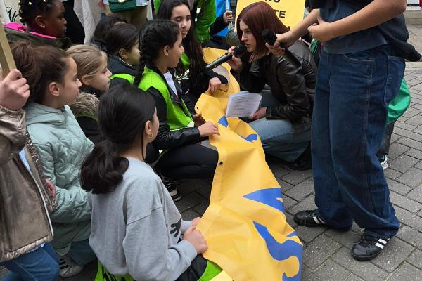 Grote opkomst bij de optocht tegen racisme