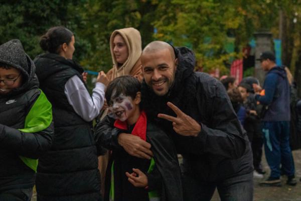 Kras Zuid griezelt tijdens halloweentocht