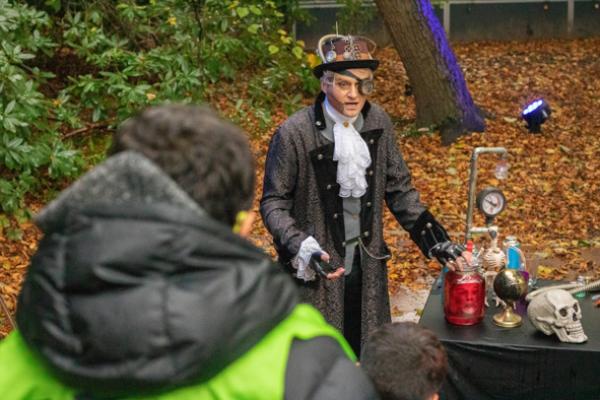 Kras Zuid griezelt tijdens halloweentocht