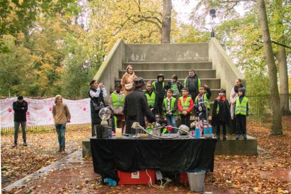 Kras Zuid griezelt tijdens halloweentocht