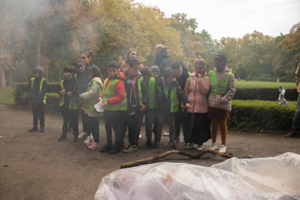 Kras Zuid griezelt tijdens halloweentocht