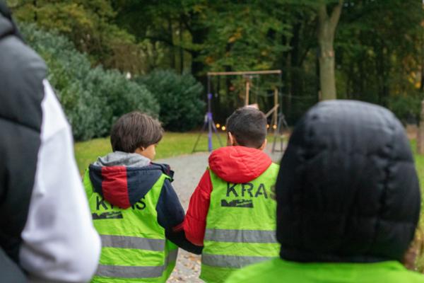 Kras Zuid griezelt tijdens halloweentocht