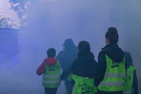 Kras Zuid griezelt tijdens halloweentocht