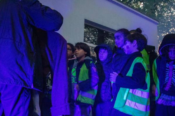 Kras Zuid griezelt tijdens halloweentocht