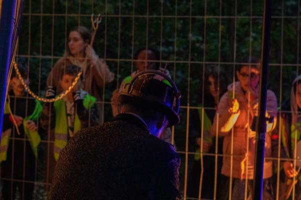 Kras Zuid griezelt tijdens halloweentocht