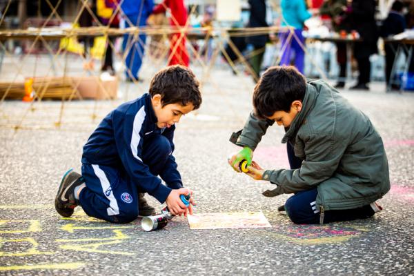 Kras Dam opent een pop-up park