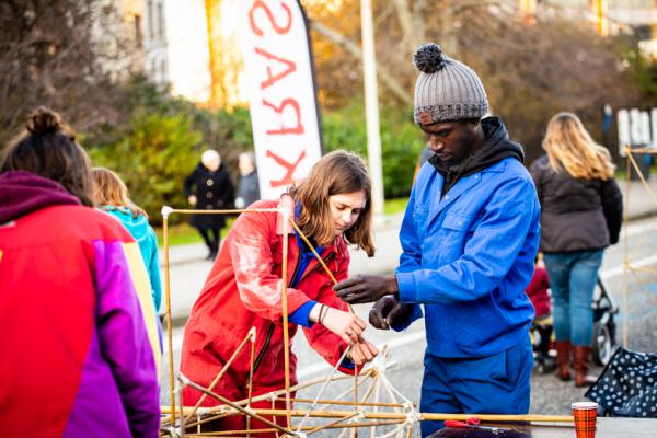 Kras Dam opent een pop-up park